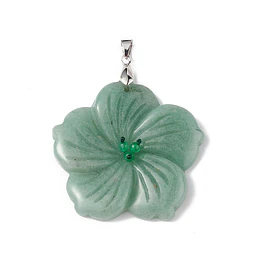  Colgante Flor de Durazno de Aventurina 