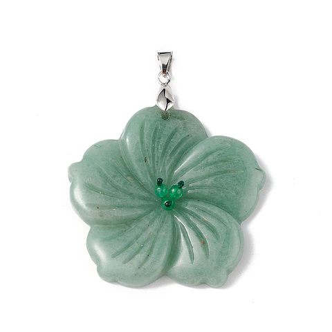 Colgante Flor de Durazno de Aventurina 