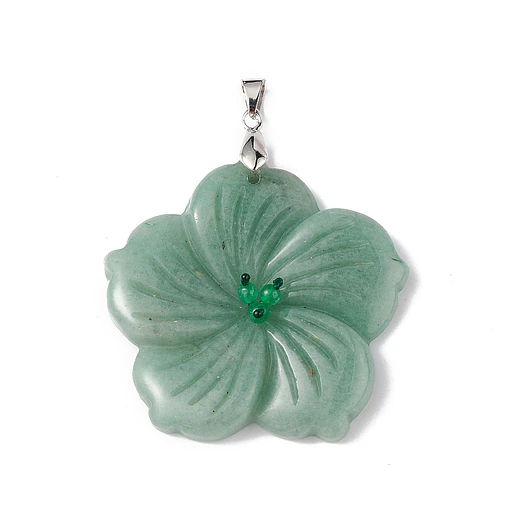 Colgante Flor de Durazno de Aventurina 