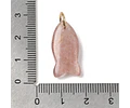 Colgante Pez de Cuarzo Fresa