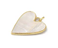 Colgante de Corazón Con Nacar | Baño de oro 18k