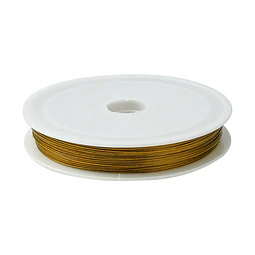  Rollo 100 metros Alambre Recubierto Acero Inoxidable | Dorado