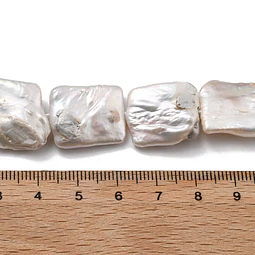  Perla Keshi Barroco Rectangular | Perla cultivada de Agua Dulce