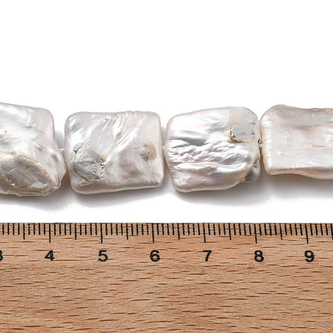 Perla Keshi Barroco Rectangular | Perla cultivada de Agua Dulce