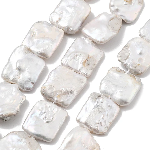 Perla Keshi Barroco Rectangular | Perla cultivada de Agua Dulce