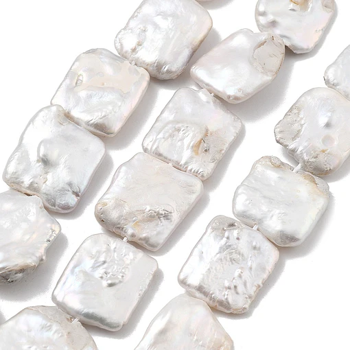 Perla Keshi Barroco Rectangular | Perla cultivada de Agua Dulce