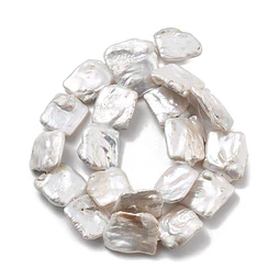  Perla Keshi Barroco Rectangular | Perla cultivada de Agua Dulce