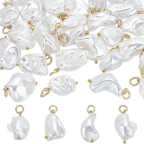 Colgante Perla Shell Natural | Acero Inoxidable