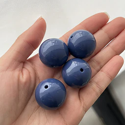 25mm | Pelotas Acrílicas Azul Indigo