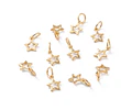 Colgante de Estrella hueca | Baño de oro 18k