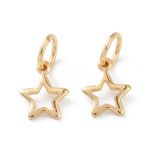 Colgante de Estrella hueca | Baño de oro 18k