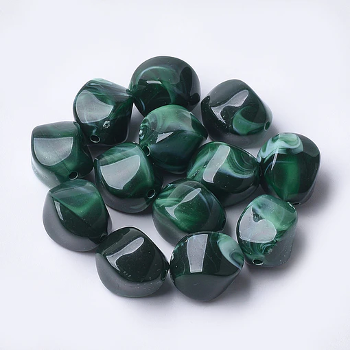 Piedra Imitación Pepita | Acrílico Verde