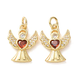  Colgante de Ángel con Cricones | Baño de oro 18k