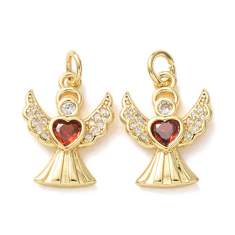 Colgante de Ángel con Cricones | Baño de oro 18k