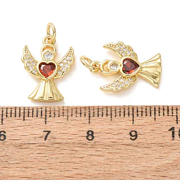  Colgante de Ángel con Cricones | Baño de oro 18k