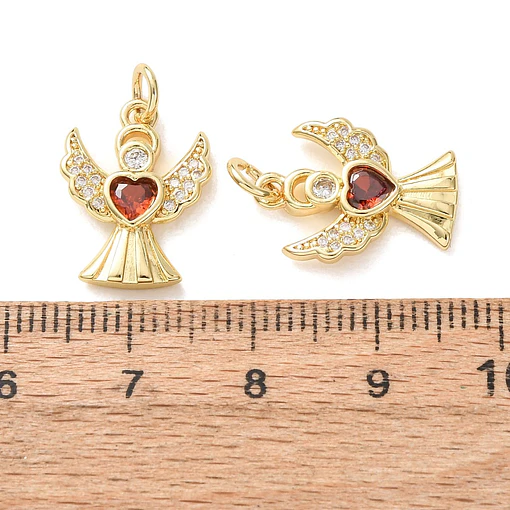Colgante de Ángel con Cricones | Baño de oro 18k