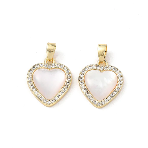 Colgante de Corazón con circones | Baño de oro 18k