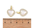 Colgante de Corazón con circones | Baño de oro 18k