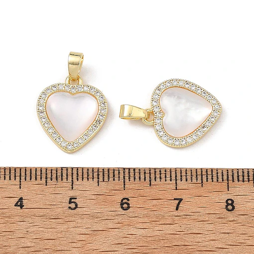 Colgante de Corazón con circones | Baño de oro 18k