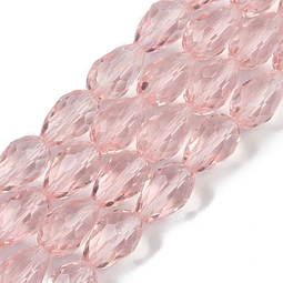  Cristal En Forma de Gota | Rosado