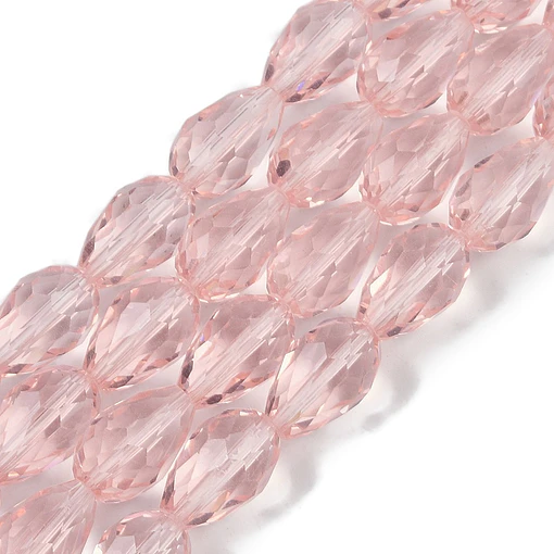 Cristal En Forma de Gota | Rosado