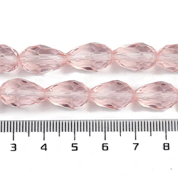  Cristal En Forma de Gota | Rosado