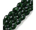 Cristal en forma de gota | Verde Oscuro