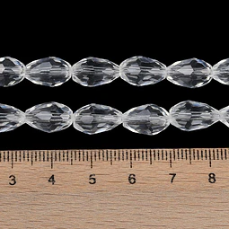  Cristal en forma de gota | Transparente
