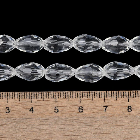 Cristal en forma de gota | Transparente