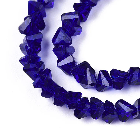 Cristal Triangular 4mm | Azul 