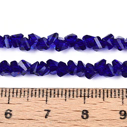  Cristal Triangular 4mm | Azul 