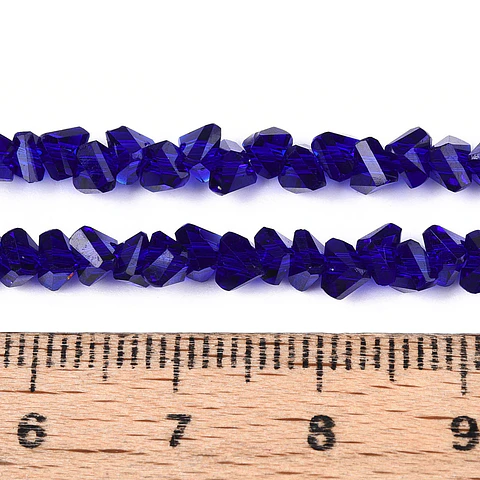 Cristal Triangular 4mm | Azul 