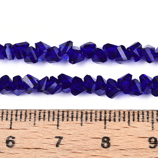 Cristal Triangular 4mm | Azul 