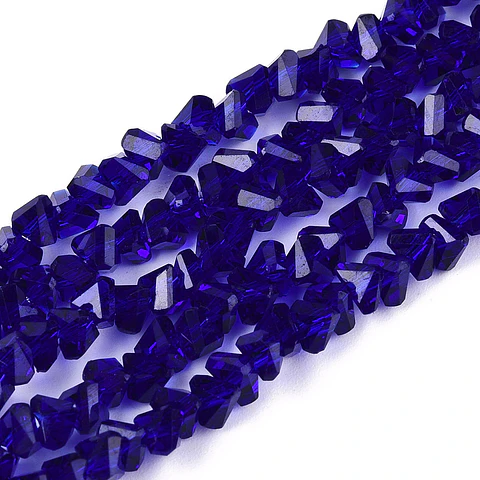Cristal Triangular 4mm | Azul 