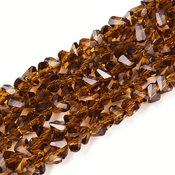  Cristal Triangular 4mm | Café Traslucido