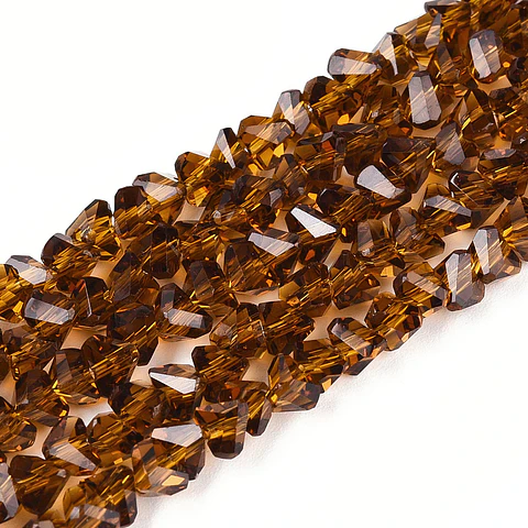 Cristal Triangular 4mm | Café Traslucido