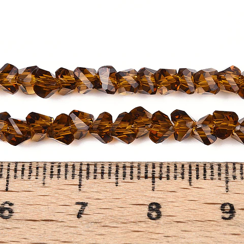 Cristal Triangular 4mm | Café Traslucido