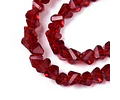 Cristal Triangular 4mm | Rojo Oscuro Traslucido
