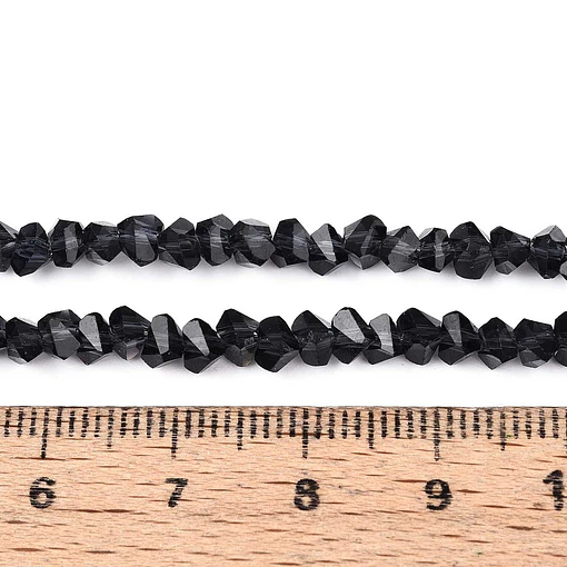 Cristal Triangular 4mm | Negro Humo Traslucido