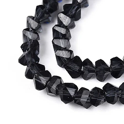  Cristal Triangular 4mm | Negro Humo Traslucido