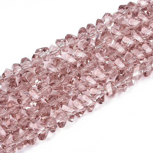 Cristal Triangular 4mm | Rojo Violeta Pálido