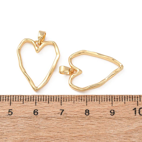Colgante Corazón Hueco | Baño de oro 18k