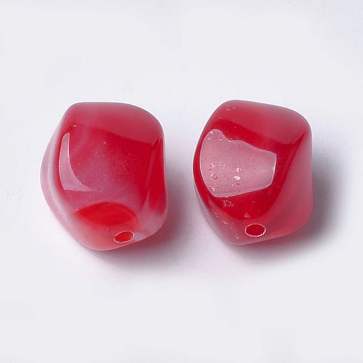 Piedra Imitación Pepita | Acrílico Rojo
