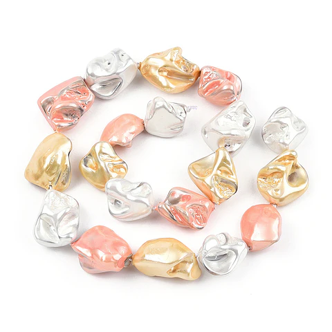 Perla Shell Galvanizada Teñida