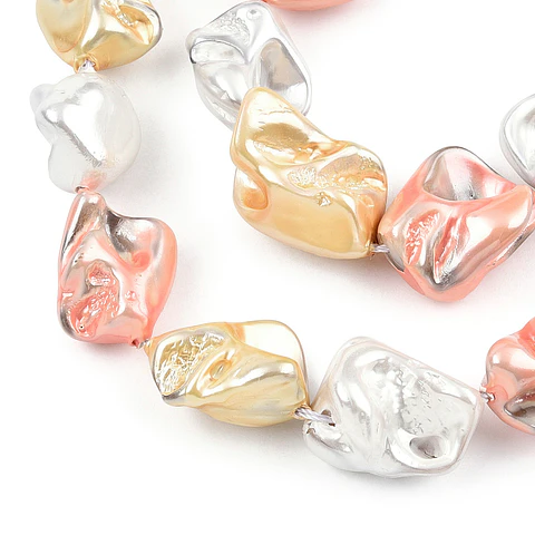 Perla Shell Galvanizada Teñida