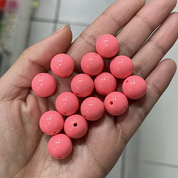 14mm Pelotas Acrílicas  | Coral