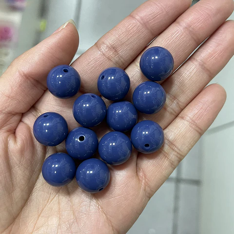 14mm Pelotas Acrílicas | Azul Indigo