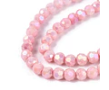 Cristal Redondo Facetado | Rosa 4mm