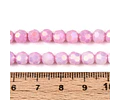 Cristal Redondo Facetado | Rosa Perla 4mm