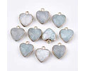 Colgante Corazón Facetado | Amazonita